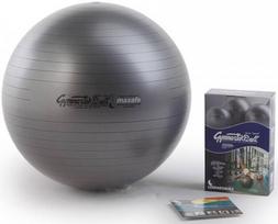 Gimnastikos kamuolys Pezzi Maxafe, juodas, 650 mm
