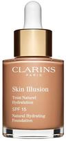 Tonuojantis kremas Clarins Skin Illusion Natural Hydrating Foundation SFP15 112 Amber Amber, 30 ml