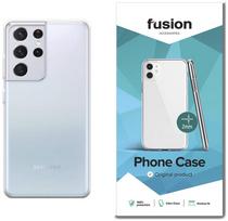 s21 telefonas samsung - Fusion Accessories "Ultra Clear Series 2 mm Silicone Case Galaxy S21 Ultra 5G"Transparent - 1 nuotrauka