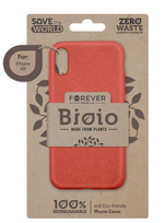senukai iphone - Forever "BIOIO Biodegradable Back Cover Case Apple iPhone 12 / 12 Pro" Red - 3 nuotrauka