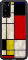 iKins case for Samsung Galaxy S20 - Mondrian Juodas
