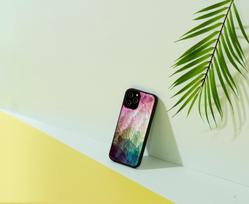 vandens telefono deklas - iKins case for Apple iPhone 12/12 Pro - Vanduo Flower Juodas - 3 nuotrauka