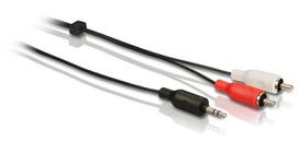 philips kabelis - Laidas 3.5/2rca 1.5m philips swa2527w/10 - 1 nuotrauka