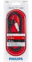 philips kabelis - Laidas 3.5/2rca 1.5m philips swa2527w/10 - 2 nuotrauka