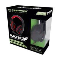 esperanza headphones - Esperanza EGH400 Blackbird Black/ Red - 4 nuotrauka