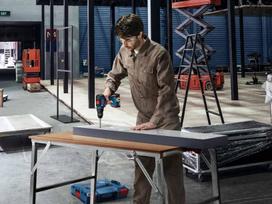 bosch gsr 18 2 - Bosch GSR 18V-55 + lagaminas (be akumuliatoriaus ir įkroviklio) - 2 nuotrauka