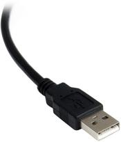 usb adapteris rs232 - Adapteris StarTech USB to Serial RS232 ICUSB2321FIS, juoda, 2.5 m - 3 nuotrauka