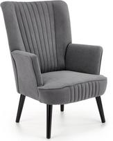 Fotelis Halmar Delgado Grey, pilkas, 75 cm x 70 cm x 100 cm