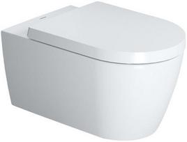 Pakabinamas unitazas Duravit ME By Starck Rimless, su dangčiu, 370x570 mm