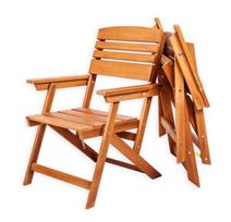 lauko kedes ruda - Folkland Timber Heini Chair Brown - 2 nuotrauka