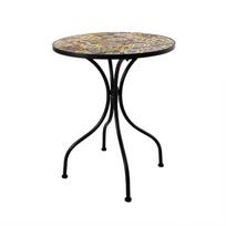 metalinis stalas laukui - Home4you Morocco Garden Table Mosaic - 1 nuotrauka