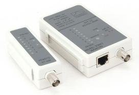 rj45 testeris - Gembird Cable Tester for RJ-45 and RG-58 Cables - 3 nuotrauka