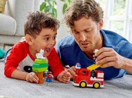 lego automobilis - LEGO DUPLO Ugniagesių automobilis 10901 - 3 nuotrauka