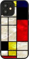 iKins case for Apple iPhone 12 mini mondrian juodas