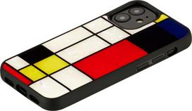 iphone 12 mini case - iKins case for Apple iPhone 12 mini mondrian juodas - 2 nuotrauka