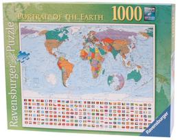 Dėlionė Ravensburger Portrait of the Earth 19288, 1000 vnt.