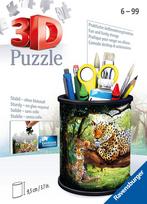 3D dėlionė Ravensburger Pencil Cup Leopard, 54 vnt.