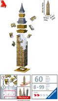 3d puzzle big ben - 3D dėlionė Ravensburger Big Ben 11246, 54 vnt. - 3 nuotrauka