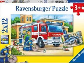 Dėlionė Ravensburger Police And Firefighters 07574, 24 vnt.