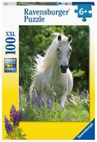 flow delione - Dėlionė Ravensburger XXL Puzzle Horse In Flowers 100pcs 129270 - 1 nuotrauka