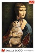 Dėlionė Trefl Lady With Cat 10663, 1000 vnt.