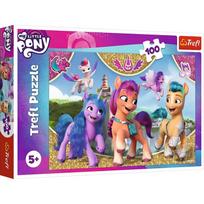 my little pony - Dėlionė Trefl Colorful Friendship Pony Movie 16415, 100 vnt. - 1 nuotrauka