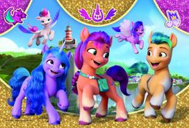 my little pony - Dėlionė Trefl Colorful Friendship Pony Movie 16415, 100 vnt. - 2 nuotrauka