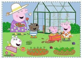 delione trefl 4 in 1 - Dėlionė Trefl 4-in-1 Puzzle Peppa Pig 12/15/20/24/pcs 34359 - 2 nuotrauka