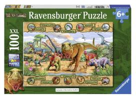 Dėlionė Ravensburger Dinosaurs XXL, 100 vnt.