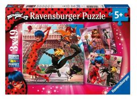 Dėlionė Ravensburger Miraculous 3x49 05189, 147 vnt.