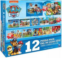 Dėlionė Spin Master Paw Patrol 12 In 1, 560 vnt.