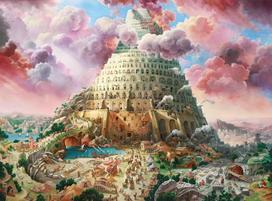 delione 3000 - Dėlionė Castorland Tower Of Babel 300563, 3000 vnt. - 2 nuotrauka