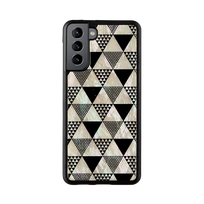 Dėklas iKins Pyramid Back Case For Samsung Galaxy S21+, juoda