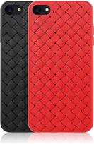 Dėklas Devia Woven Pattern Design Soft, raudona