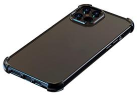 Dėklas Devia Glitter Shockproof Soft Case iPhone 12 Pro Max, juoda