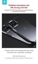 iphone 12 pro max deklas - Dėklas Devia Devia Skyfall Shockproof Case For IPhone 12 Pro Max, skaidri/balta, 6.7 " - 4 nuotrauka