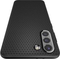 s21 telefonas samsung - Dėklas Spigen Liquid Air Galaxy S21, juoda - 7 nuotrauka