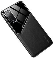 Dėklas Mocco Lens Leather Back Case Apple Iphone 12 Pro Max, juoda