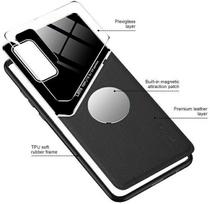 iphone case leather - Dėklas Mocco Lens Leather Back Case Apple Iphone 12 Pro Max, juoda - 3 nuotrauka
