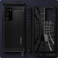 samsung note 9 - Dėklas Spigen Rugged Armor for Galaxy Note 20 Ultra, juoda, 6.9 " - 12 nuotrauka