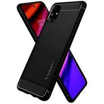 galaxy ultra watch - Dėklas Spigen Rugged Armor for Galaxy M51, juoda - 2 nuotrauka