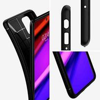 galaxy ultra watch - Dėklas Spigen Rugged Armor for Galaxy M51, juoda - 6 nuotrauka