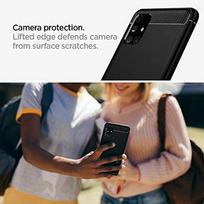 galaxy ultra watch - Dėklas Spigen Rugged Armor for Galaxy M51, juoda - 8 nuotrauka