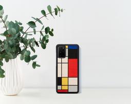 dekliukai s20 - Dėklas Man&Wood Mondrian, juoda/įvairių spalvų - 4 nuotrauka