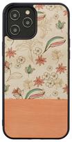 iphone 12 pro max deklas - Dėklas Man&Wood Pink Flower Black for iPhone 12 Pro Max, įvairių spalvų - 1 nuotrauka