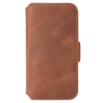 galaxy s21 plus deklas - Dėklas Krusell PhoneWallet, ruda - 3 nuotrauka