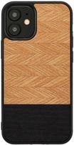 mini telefonai - Dėklas Man&Wood, ruda/juoda - 1 nuotrauka