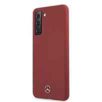 s21 telefonas samsung - Dėklas Mercedes MEHCS21SSILRE For Samsung Galaxy S21, raudona - 2 nuotrauka