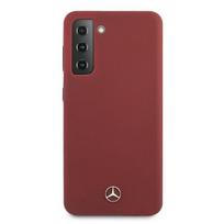 s21 telefonas samsung - Dėklas Mercedes MEHCS21SSILRE For Samsung Galaxy S21, raudona - 3 nuotrauka