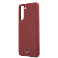 s21 telefonas samsung - Dėklas Mercedes MEHCS21SSILRE For Samsung Galaxy S21, raudona - 6 nuotrauka